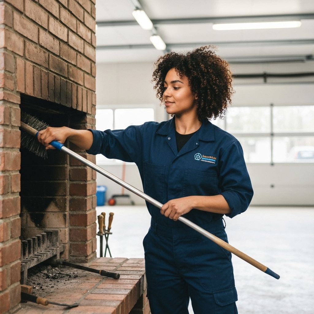 Professional chimney sweep service in Houston